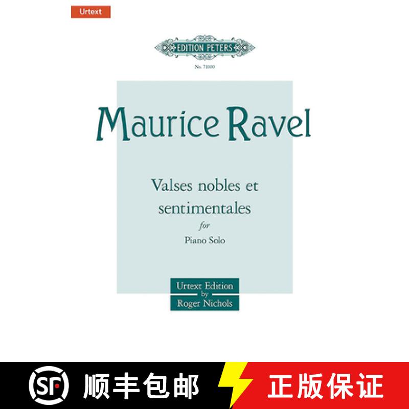 【3-4周达】Valses Nobles Et Sentimentales for Piano: Urtext [9790577086651]