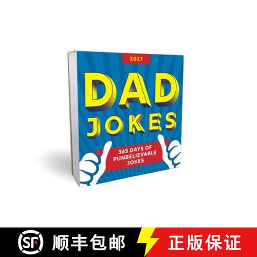 【3-4周达】2027 Dad Jokes Boxed Calendar : 365 Days of Punbelievable Jokes [9781464262159]