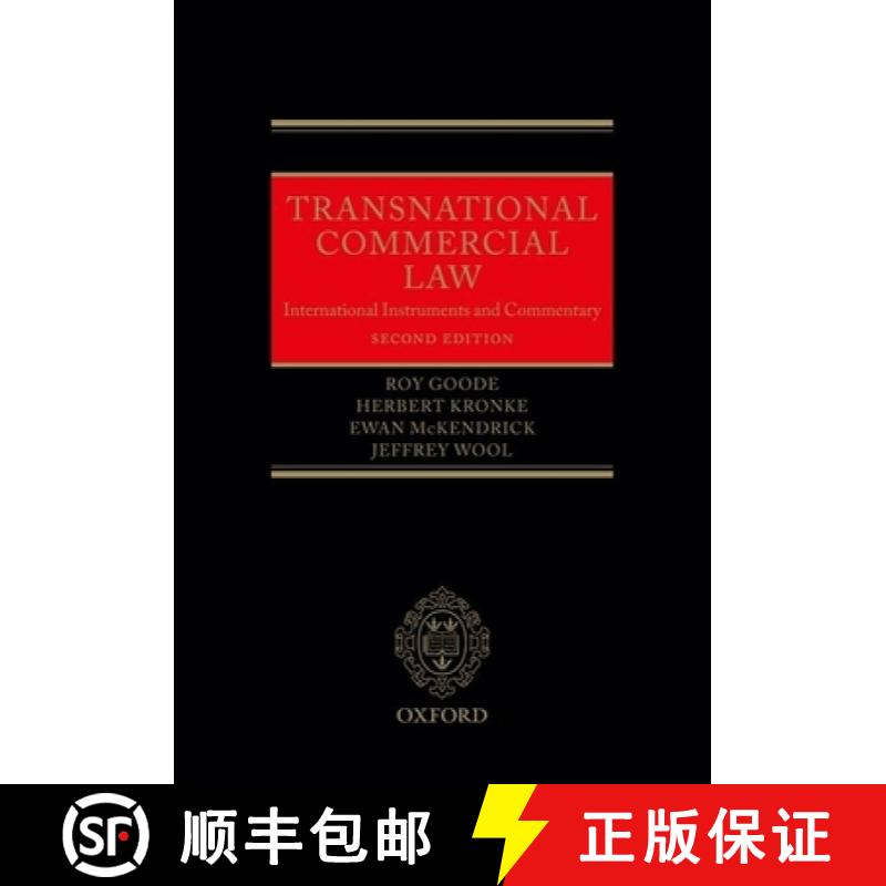 【3-4周达】Transnational Commercial Law: International Instruments and Commentary [9780199582860]