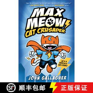 Cat Book Crusader Novel Max Graphic 4周达 9780593121061 Meow
