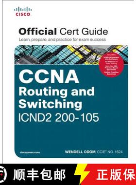 【3-4周达】CCNA Routing and Switching Icnd2 200-105 Official Cert Guide [With DVD] [9781587205798]
