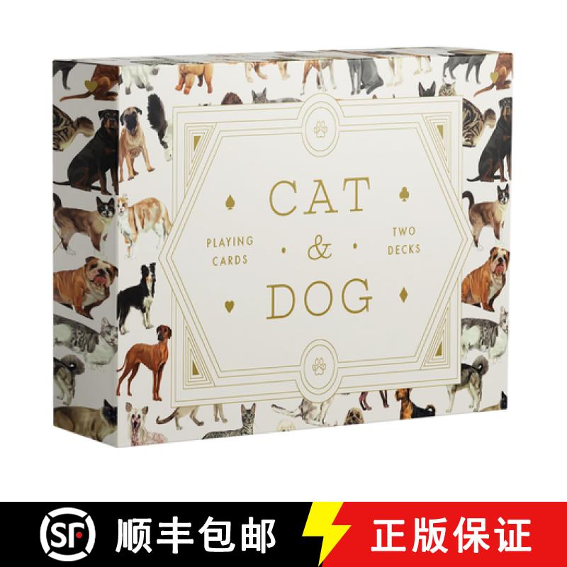【3-4周达】Cat & Dog Playing Cards Set [9781922754622]