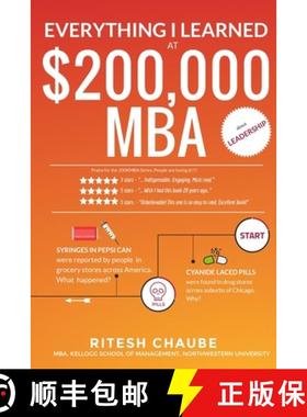 预订 Everything I learned at $200,000 MBA about Leadership: Hostage negotiators, cyanide in Tylenol p... [9781733288903]