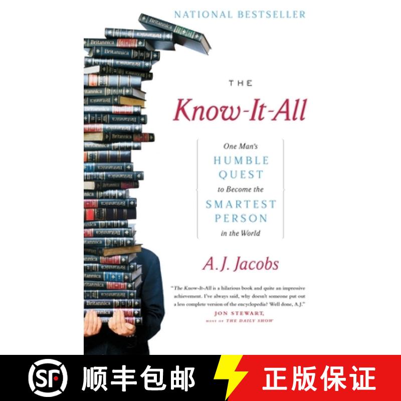 【3-4周达】The Know-It-All: One Man's Humble Quest to Become the Smartest Person in the World [9780743250627]