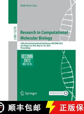 【3-4周达】Research in Computational Molecular Biology : 26th Annual International Conference, RECOMB... [9783031047480]