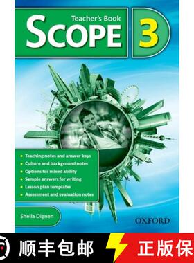 【3-4周达】Scope: Level 3: Teacher's Book [9780194506274]