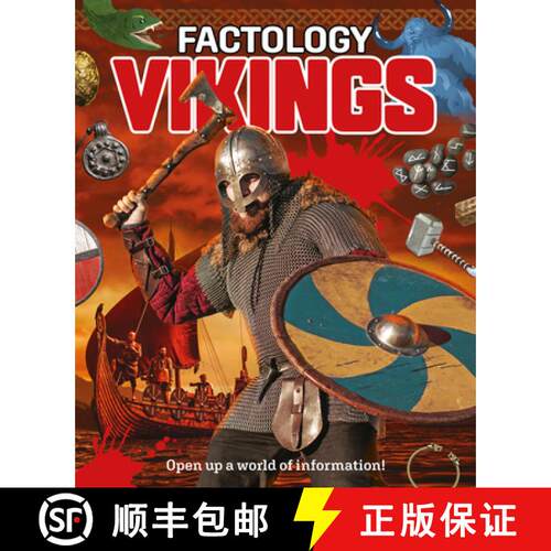 【3-4周达】精装 Factology: Vikings – Open Up a World of Information! [9781787081536]