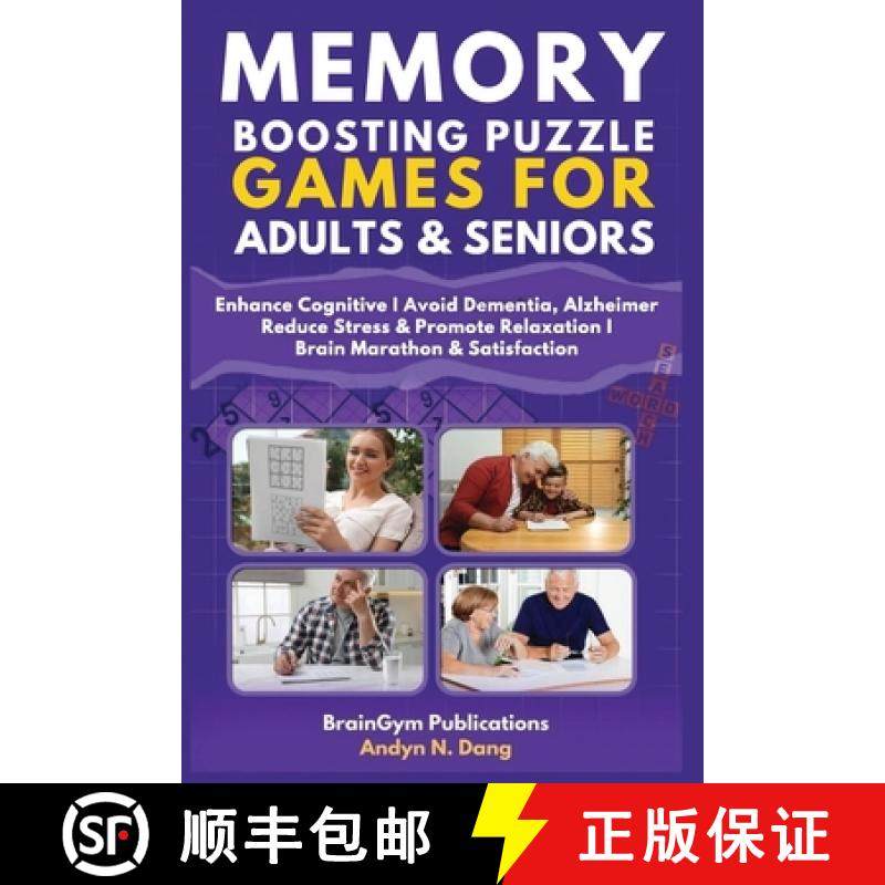 预订 MEMORY BOOSTING PUZZLE GAMES for ADULTS & SENIORS [9798991557740]