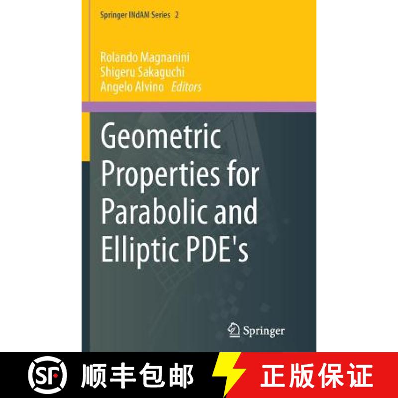 【3-4周达】Geometric Properties for Parabolic and Elliptic Pde's [9788847056121]
