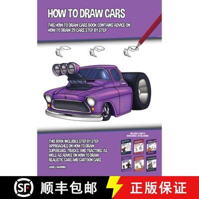 【3-4周达】How to Draw Cars (This How to Draw Cars Book Contains Advice on How to Draw 29 Cars Step b... [9781800275881]