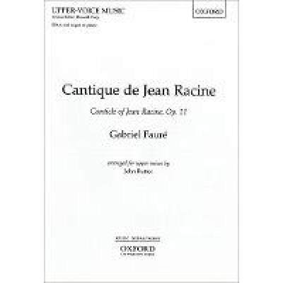 【4周达】Cantique de Jean Racine: Set of parts (contains 2 of each string part, 1 harp part) [9780193361003]