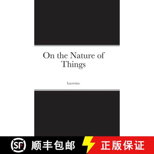【3-4周达】精装 On the Nature of Things [9781471788383]