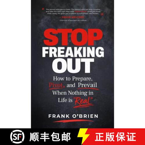【3-4周达】Stop Freaking Out: How to Prepare, Pivot, and Prevail When Nothing in Life is Real [9798996462001]