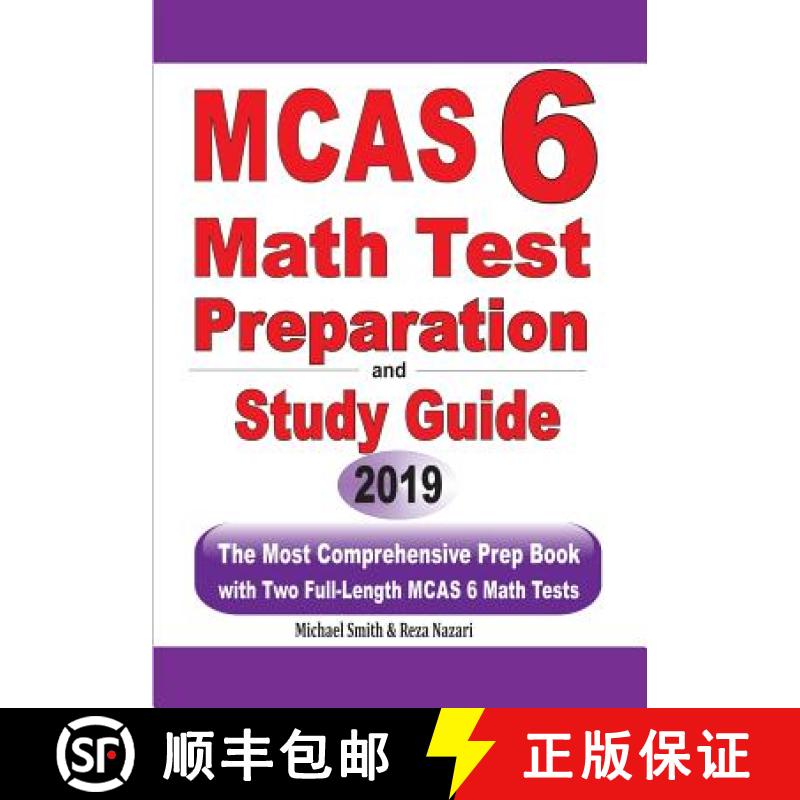 【3-4周达】MCAS 6 Math Test Preparation and Study Guide: The Most Comprehensive Prep Book with Two Fu... [9781646125395]