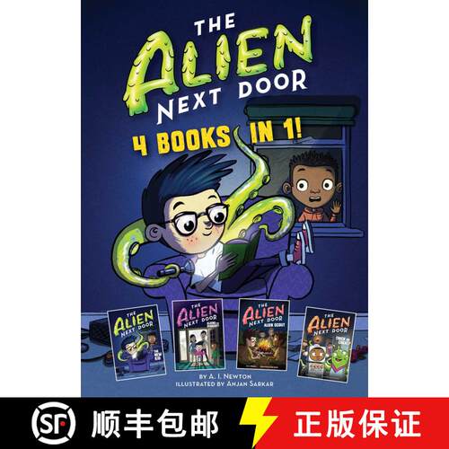 【3-4周达】精装 The Alien Next Door: 4 Books in 1!, Volume 1 [9781499809923]
