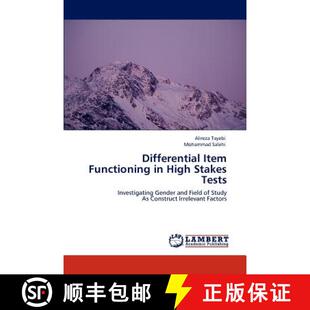 Functioning 9783848403240 Differential Tests Item Stakes 预订 High