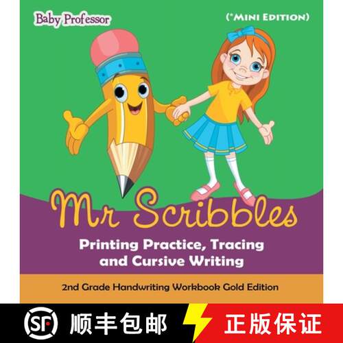 【3-4周达】Mr Scribbles - Printing Practice, Tracing and Cursive Writing | 2nd Grade Handwriting Work... [9781683055457]