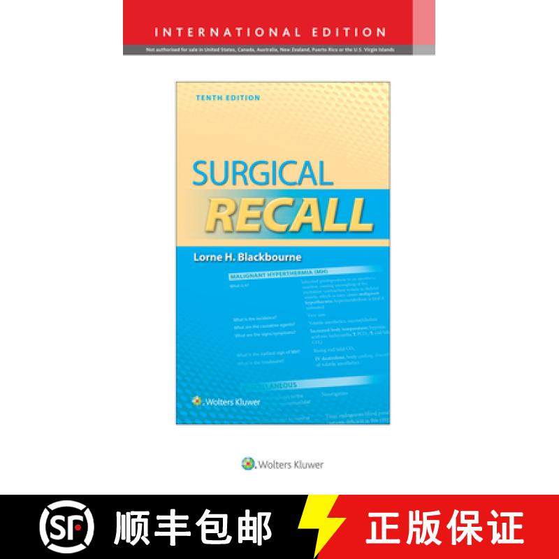 【3-4周达】Surgical Recall [9781975212513]