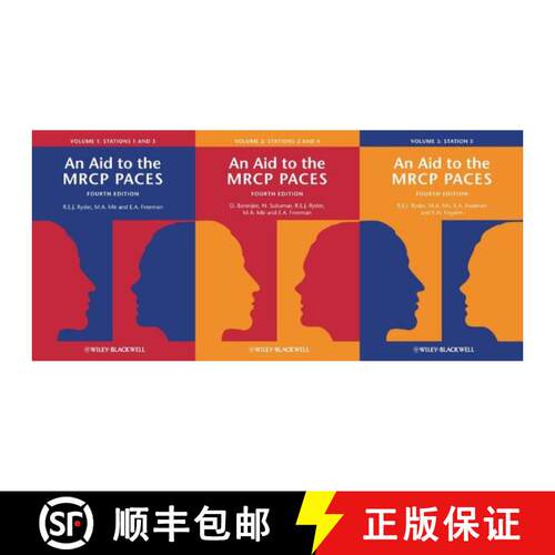 【3-4周达】An Aid To The Mrcp Paces - Vols 1-3 (Stations 1-5) 4E [Wiley医学] [9781118917329]