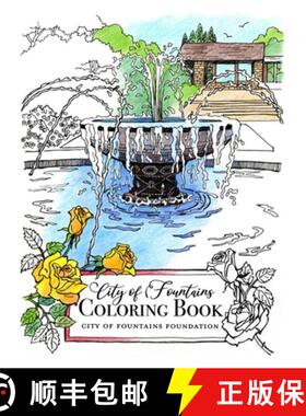【3-4周达】City of Fountains Coloring Book: City of Fountains Foundation [9798218147709]