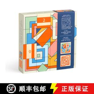 【3-4周达】Frank Lloyd Wright Imperial Hotel 2-in-1 Sliding Wood Puzzle [9780735378797]