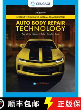 【3-4周达】Tech Manual for Uhrina/Duffy/Beaty's Auto Body Repair Technology [9780357139806]