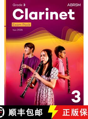 【3-4周达】Clarinet Exam Pack from 2026, ABRSM Grade 3: Selected from the syllabus from 2026. Clarine... [9781786016386]
