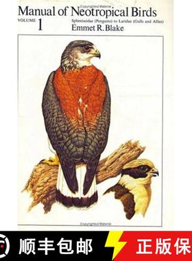 预订 Manual of Neotropical Birds, Volume 1 [9780226056418]