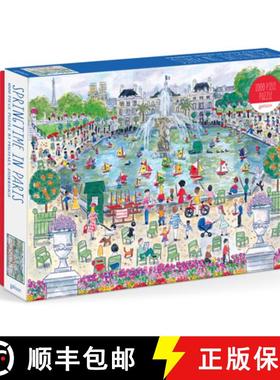 【3-4周达】Michael Storrings Springtime in Paris 1000 Piece Puzzle [9780735381544]