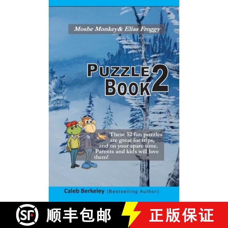 预订 Moshe Monkey and Elias Froggy: Puzzle Book 2 [9781989612002]