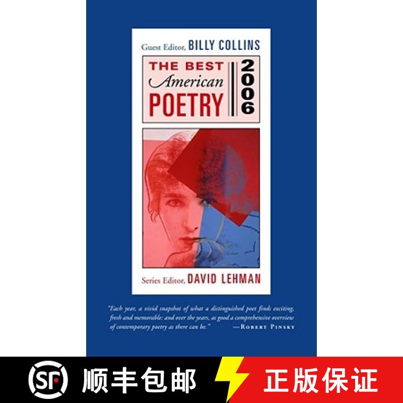 【3-4周达】Best American Poetry 2006: Series Editor David Lehman [9780743229678]