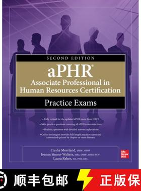 【3-4周达】Aphr Associate Professional in Human Resources Certification Practice Exams, Second Edition [9781264286294]