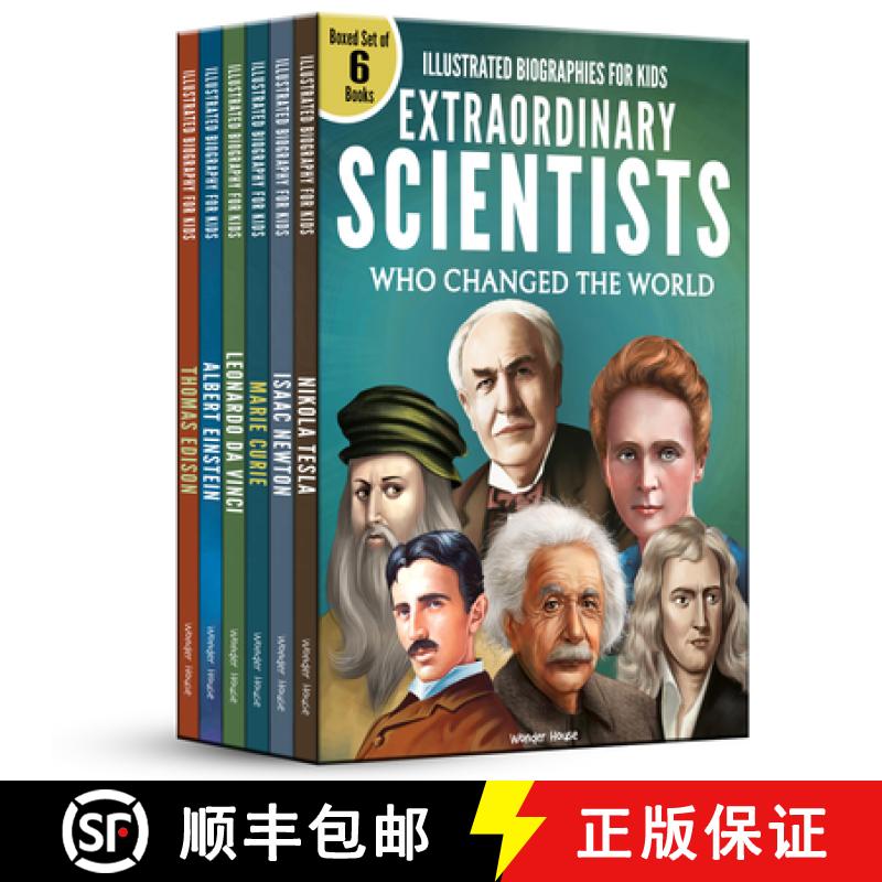 【3-4周达】Illustrated Biography for Kids: Extraordinary Scientist who Changed the World: Box Set of ... [9789358562033]