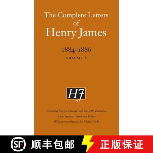 【3-4周达】精装 The Complete Letters of Henry James, 1884–1886 – Volume 1 [9781496221124]