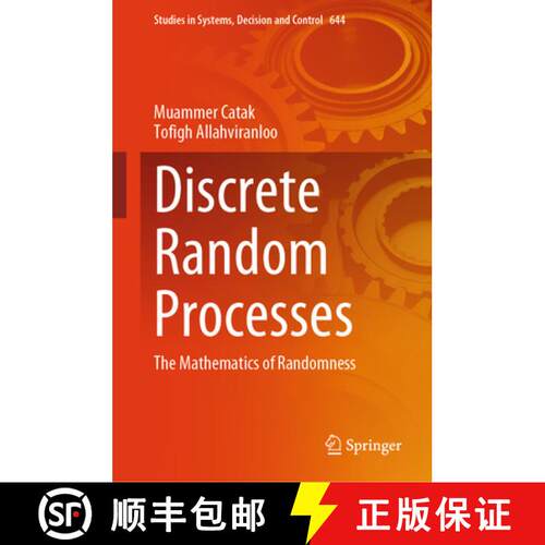 【3-4周达】精装 Discrete Random Processes: The Mathematics of Randomness [9783032086297]