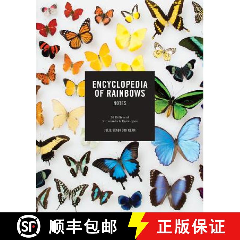 【3-4周达】Encyclopedia of Rainbows Notes: 20 Different Notecards & Envelopes [9781452155340]