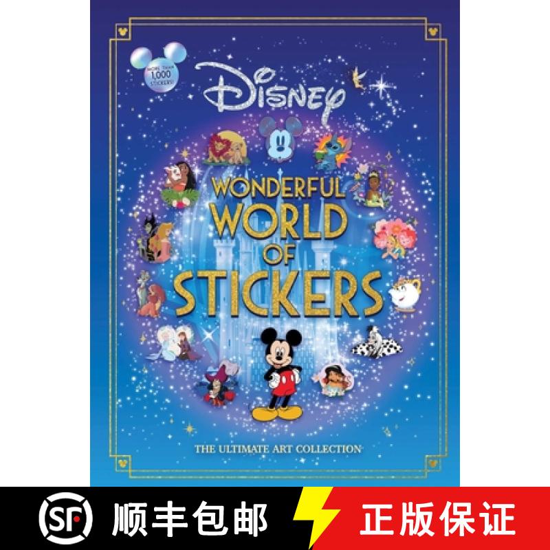 【2-3周达】Disney Wonderful World of Stickers [9781667210230]