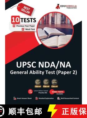 预订 UPSC NDA/NA General Ability Test (Paper II) Book 2023 (English Edition) - 7 Mock Tests and 3 Pre... [9788194874799]