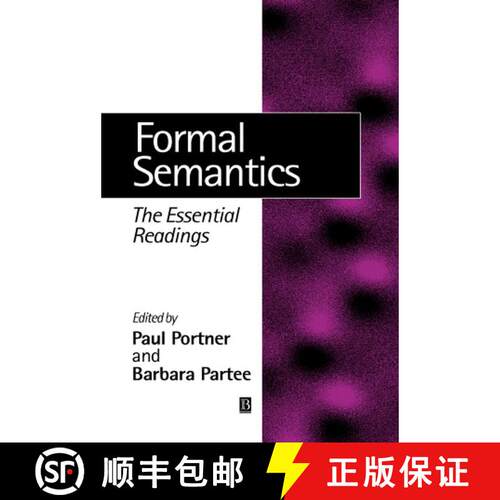 【3-4周达】精装 Formal Semantics [Wiley语言和语言学] [9780631215417]