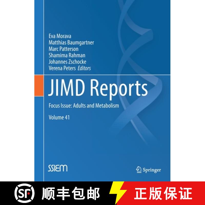 【3-4周达】JIMD Reports, Volume 41 : Focus Issue: Adults and Metabolism [9783662580806]