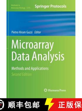 【3-4周达】Microarray Data Analysis : Methods and Applications [9781493979936]