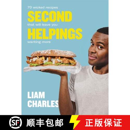 【3-4周达】精装 Liam Charles Second Helpings: 70 Wicked Recipes That Will Leave You Wanting More [9781529303636]