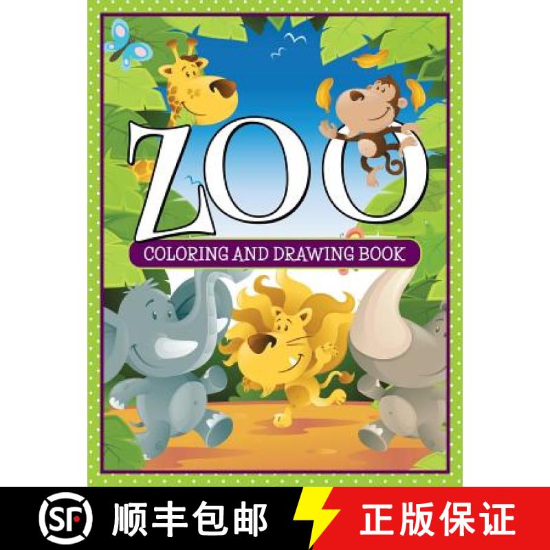 【3-4周达】Zoo Coloring and Drawing Book [9781681459714]
