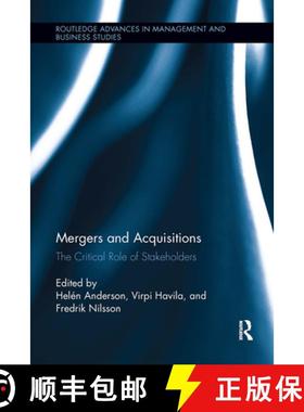 【3-4周达】Mergers and Acquisitions: The Critical Role of Stakeholders [9781032922836]