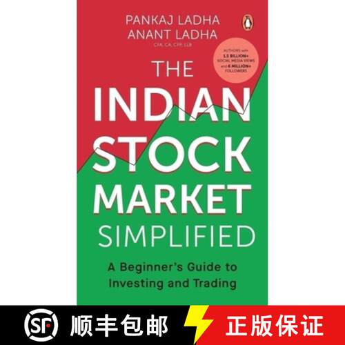 【3-4周达】Indian Stock Market Simplified: A Beginner's Guide to Investing and Trading [9780143473039]