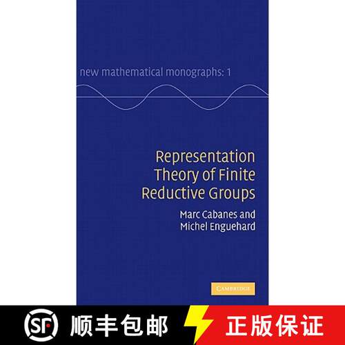 预订 精装 Representation Theory of Finite Reductive Groups: - Representation Theory of Finite Reducti... [9780521825177]
