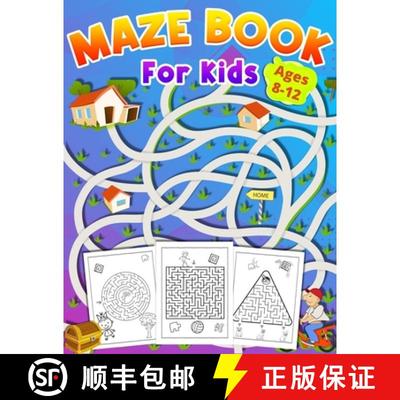 预订 Maze Book For Kids Ages 8-12: activity book for kids ages 8-12 great gift for boys & girls ages ... [9781914941993]