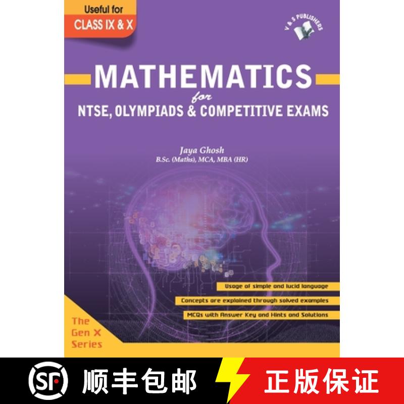 【4周达】Mathematics: For Ntse,Olympiads & Competitive Exams [9789350578797]