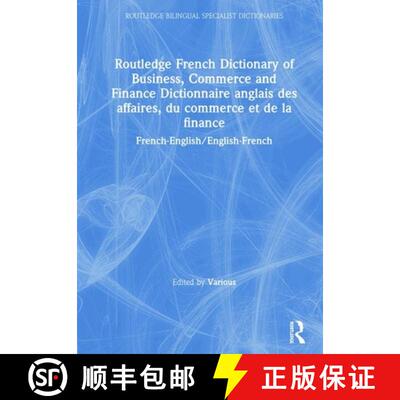 【3-4周达】Routledge French Dictionary of Business, Commerce and Finance Dictionnaire anglais des aff... [9780415093941]
