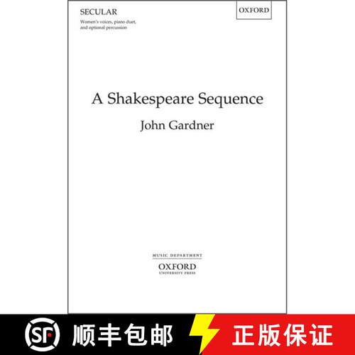 【3-4周达】Shakespeare Sequence: Vocal score (Vocal score) [9780193411913]